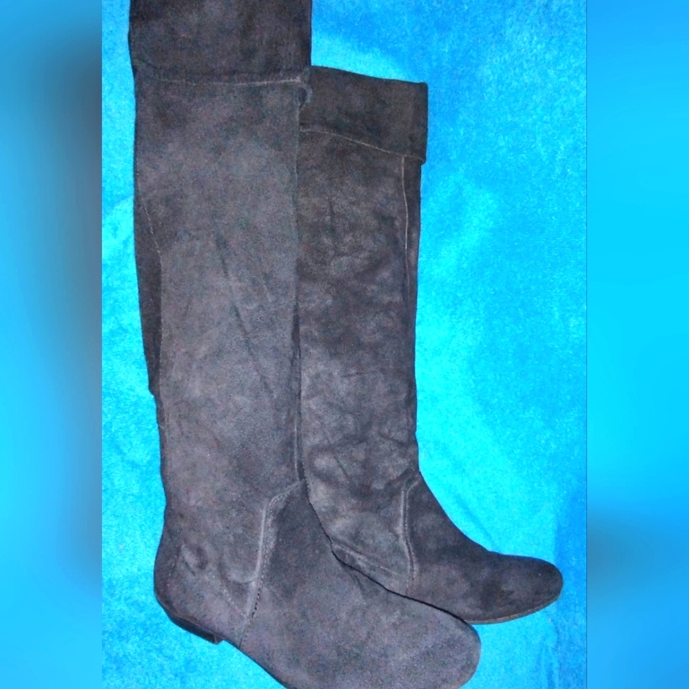 Nine West Black leathertall boots